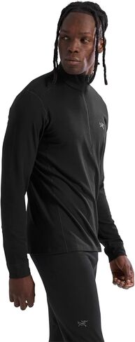 حذاء Arc'teryx Rho Merino من الصوف برقبة بسحاب للرجال | طبقة أساسية من صوف ميرينو خفيف الوزن in Saudi Arabia