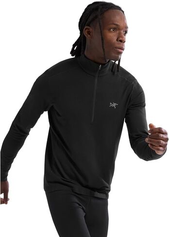 حذاء Arc'teryx Rho Merino من الصوف برقبة بسحاب للرجال | طبقة أساسية من صوف ميرينو خفيف الوزن in Saudi Arabia