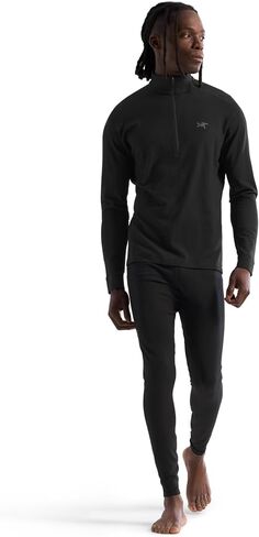 حذاء Arc'teryx Rho Merino من الصوف برقبة بسحاب للرجال | طبقة أساسية من صوف ميرينو خفيف الوزن in Saudi Arabia