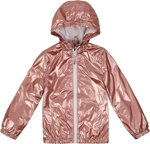 Lansbojun Boys Rain Jacket Waterproof Windbreaker Lightweight Coat Kids Raincoat Outerwear in Kuwait