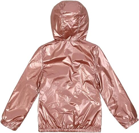 Lansbojun Boys Rain Jacket Waterproof Windbreaker Lightweight Coat Kids Raincoat Outerwear in Kuwait