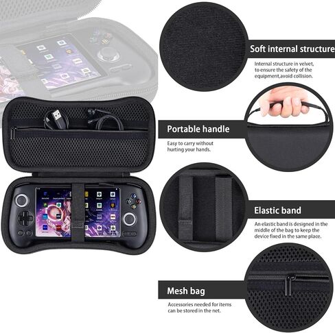 khanka Hard Travel Case Replacement for Anbernic RG556 Retro Handheld Game Console,Case Only. in Kuwait