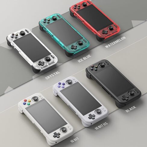وحدة تحكم محمولة باليد Retroid Pocket 4/4Pro Retro Game، وحدة تحكم ألعاب Android Retro متعددة المحاكيات، وحدة تحكم محمولة 4.7 بوصة، بطارية 5000 مللي أمبير في الساعة، وحدة تحكم ألعاب كلاسيكية (RP4 Pro، 16Bit، D1100) in Kuwait