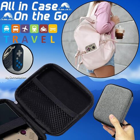 Miyoo Mini Plus Handheld Game Console 3.5-inch 640*480 IPS Screen 3000mAh Compatible with Multiplayer Portable Case Retro Gray in Saudi Arabia