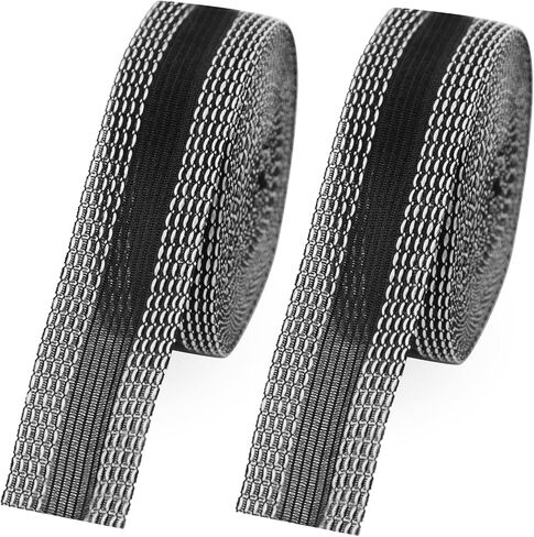 Iron-on Instant Hem Tape 2 Rolls 5.5 Yard, Permanent No Sew Hemming Tape, Trousers Edge Modified Strips, Washable Hem Adhesive Tape, Fabric Fuse Tape for Sewing Pants, Curtain Hem, Tablecloth (Black) in Kuwait