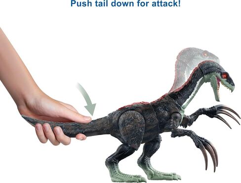Mattel Jurassic World Dominion Sound Slashin Therizinosaurus Dinosaur Action Figure Toy with Attack Feature and Sounds in Saudi Arabia