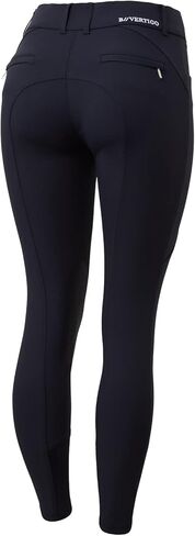HORZE B Vertigo Davina Women's Mid-Rise Breathable Knee Patch Breeches with Phone Pockets in Saudi Arabia