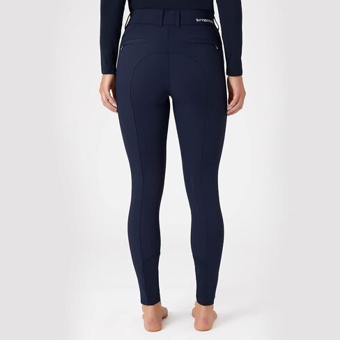 HORZE B Vertigo Davina Women's Mid-Rise Breathable Knee Patch Breeches with Phone Pockets in Saudi Arabia