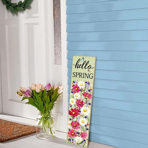 Halloween Front Porch Sign Day of the Dead Wooden Sign Dia De Los Muertos Sugar Skull Welcome Sign, Fall Porch Sign for Front Door Decorations, Lawn Decor Garden Hanging Signs Wall Sign 31.5"H in Saudi Arabia