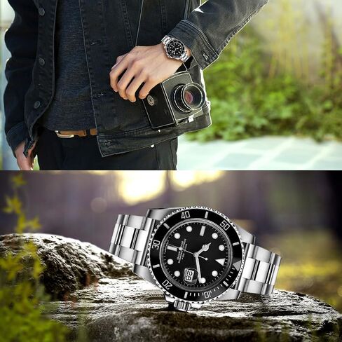 20mm 22mm Watch Band for Men Screw-In Stainless Steel Premium Metal Watch Band Universal Straight with Curved Ends Replacement Strap Deployment Buckle in Kuwait