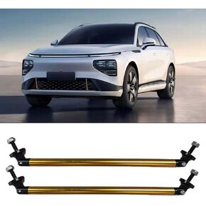 2PCS 11.42'' Splitter Strut Rods, Car Bumper Strut Rods, Front Lip Rod Protector Splitter, Adjustable Tie Support Bars, Lip Bumper Splitter, Universal Splitter Diffuser Strut Rods (Black)