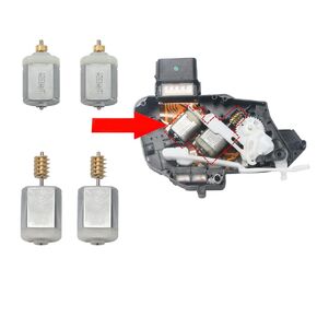 New Carbon Brush 12V Motor Repair for Car Door Lock Actuator for Ford Focus MK2 2004-2011 for Range Rover for Jaguar Replacement OEM Auto Parts (2pcs Small & 2pcs Big)