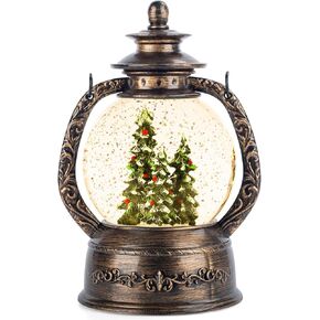 Cardinal Telephone Christmas Snow Globe-Glittering Light Up Musical Snow Globe Christmas Decorations, 6H Timer, USB & Battery Operated, Cardinal Gift Indoor Home Décor