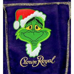 The Grinch Crown Royal Bag