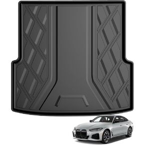2016-2022 7 Series Floor Mats for BMW 7 Series Without Rear Executive Lounge Seating Package - Custom Fit Non Slip TPE Floor Liner - All Weather Car Mats for BMW 7 Series 2016-2022