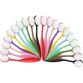 20 Pack Ink Blending Brushes for Card Making,10 Color Craft Blending Brushes Set,Mini Ink Blending Tools with Soft Bristle Color Coded Handles for Painting,Drawing,Stamping,Stencil