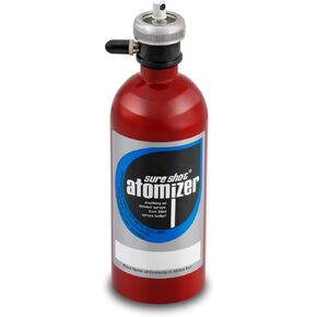 SURE SHOT B8000PL 1-Quart Non-Aerosol Aluminum Sprayer – Refillable Pressurized Canister for Oils, Lubricants & Solvents – Heavy-Duty Aluminum Construction – Adjustable Brass Nozzle – Made in The USA