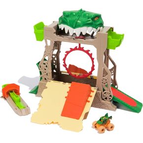 Monster Jam, Dragon Dungeon of Doom Playset, Mini Jams, Exclusive Die-Cast Dragon Monster Truck 1:87 Scale, Kids Toys for Boys Ages 3 4 5 6+