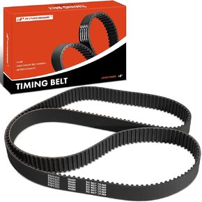 A-Premium Engine Timing Belt Compatible with Kia Optima 2006-2009, Rondo 2007-2012, Magentis 2007-2010 & Hyundai Santa Fe 2007-2009, 2.7L - Replace# 243123E100