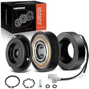 A-Premium Air Conditioner AC Compressor Clutch Kit Compatible with Toyota Tundra 2007-2021, 4.6L 5.7L, Replace# 883200C130, 883200C160