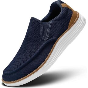 Mens Boat Shoes Casual Loafers Slip On Walking Dress Sneakers Mesh Business Oxfords Work Lightweight Soft Sole