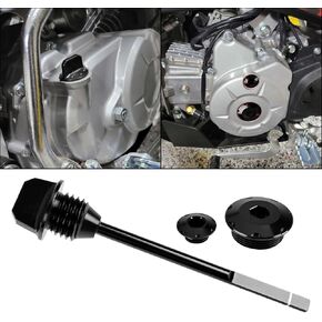 Canitu Dress Up Kit,Motorcycle Dirt Bike Billet Aluminum Engine Brake Master Cylinder Bolt Dress Up Cover Kit Parts for Honda CRF110/F 2013-2023 (BLACK)