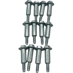 12 Pcs Valve Cover Bolt Compatible for Subaru Baja 2004-2006 2.5L H4 Turbo, Durable Metal Silver Tone