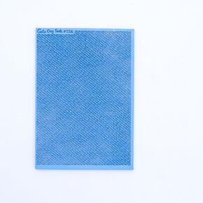 GOTO CLAY TOOLS Jean Texture sheets for polymer clay with Cutters, Achieves The Same Texture as a Polymer Clay Roller, Jeans fabric Texture mat for polymer Clay – TM-556