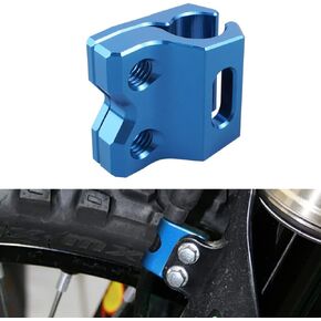 NICECNC Blue Brake Hose Clamp Compatible with Yamaha YZ65 2018-2023, YZ85 2019-2023, YZ250 YZ125 YZ250F YZ450F 2009-2023,YZ125X 2017-2023, YZ250X YZ450FX 2016-2023, YZ250FX 2015-2023,See Fitment