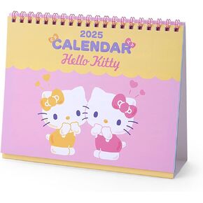 Sanrio 451258 2025 Hello Kitty Ring Calendar with Plan Sticker