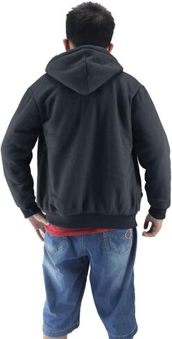 Boys Sherpa Hoodie Zipper Sports Warm Youth Fleece Jacket in Kuwait