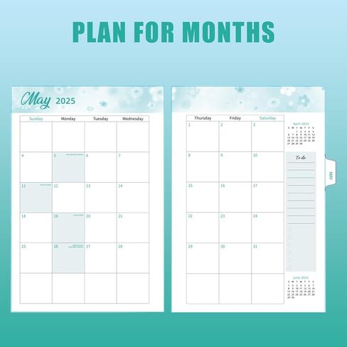 2025 Daily Planner, 12 - Month Daily Weekly Monthly Planner for Women/Men, 8.5" X 6.1" Student Planner, School Planner, Romantic Flower Christmas Gift for Women (Flowers) in Saudi Arabia