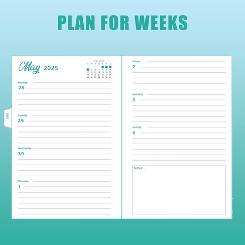 2025 Daily Planner, 12 - Month Daily Weekly Monthly Planner for Women/Men, 8.5" X 6.1" Student Planner, School Planner, Romantic Flower Christmas Gift for Women (Flowers) in Saudi Arabia