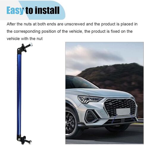 قطعتان من قضبان تبختر مقسمة مقاس 11.42 بوصة، وقضبان دعامة ممتص الصدمات للسيارة، وموزع واقي لقضيب الشفاه الأمامي، وقضبان دعم ربط قابلة للتعديل، ومقسم ممتص الصدمات للشفاه، وقضبان تبختر موزع موزع عالمي (أسود) in Kuwait