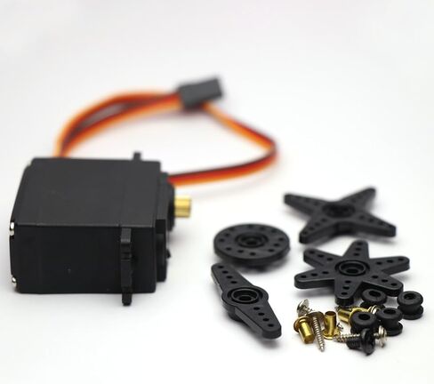 MECCANIXITY 3 Pcs Aluminum Servo Horn Long 25T Steering Arm 37mm Length Black Suitable for DIY RC Car/Boat/AirplanesBoat Model Accessories in Saudi Arabia