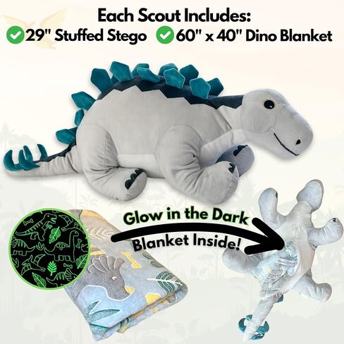 Narwhal Stuffed Animal with Blanket Inside: 3-in-1 Pillow, Blanket, and Friend - Lovable 30" Narwhal Plush with 60" x 50" Glow-in-The-Dark Cozy Mermaid Blanket Inside! (Narwhal) in Saudi Arabia
