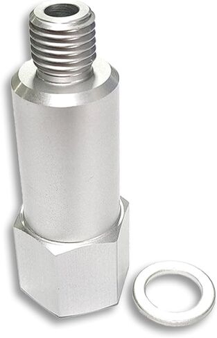 محول Ls Engine Swap M12 1.5 إلى 3/8 NPT مستشعر درجة حرارة مبرد ممتد الطول، محول مستشعر درجة حرارة الماء المبرد لـ LS1 LS2 LS3 LS6 LSX LM4 LM7 L33 L76 L92 L99 LQ9 LR4 LH6 in Kuwait
