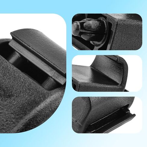Rear Sunshade Hook 4PCS Compatible with Hyundai Santa Fe Sport 2013-2018 Replaces 83912-2W000 839122W000, Rear Curtain Sunshade Buckle Hook in Saudi Arabia