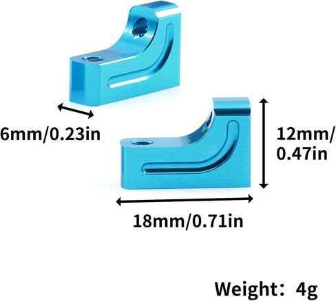 RC سيارة الألومنيوم سيرفو جبل كتيفة ثابتة ل Tamiya 1/10 RC سيارة TT02 XV01 TB03 54090 in Kuwait