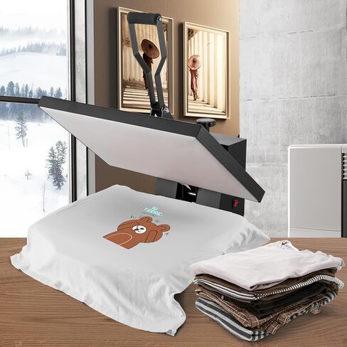 VEVOR Heat Press 16x24، 1700W Power Heat Press Machine، تسخين سريع، آلة ضغط حراري عالية الضغط للقميص، طابعة التسامي الصناعية الرقمية لفينيل نقل الحرارة، سهلة الاستخدام، أسود in Saudi Arabia
