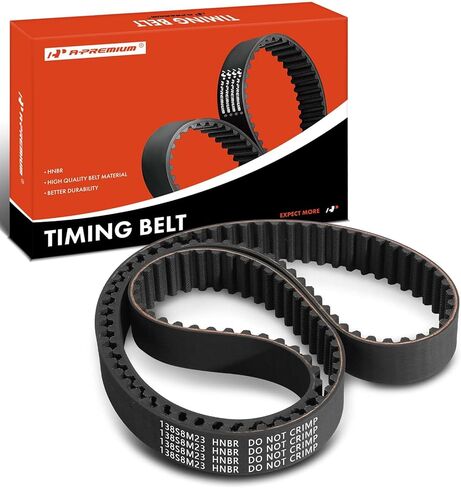 A-Premium Engine Timing Belt Compatible with Volkswagen Jetta 1999-2008 2011-2015, Golf 1999-2006, Beetle 1998-2010, Golf City 2007-2010, Jetta City 2007-2008, 2.0L - Replace# 06A109119C in Saudi Arabia