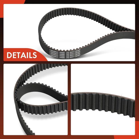 A-Premium Engine Timing Belt Compatible with Volkswagen Jetta 1999-2008 2011-2015, Golf 1999-2006, Beetle 1998-2010, Golf City 2007-2010, Jetta City 2007-2008, 2.0L - Replace# 06A109119C in Saudi Arabia