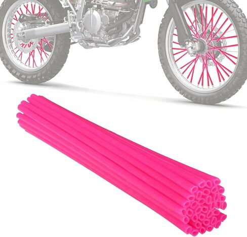 جلود بقضبان الدراجات النارية، أغطية عجلات عالمية لـ KLX 110 KLX140L CRF 50 110 CRF125F TTR 125 TTR110 YZ125X PW50 TW200 8 بوصة - 21 بوصة حافة دراجة ترابية ATV باللون الأبيض in Saudi Arabia