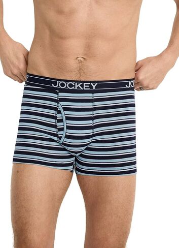 Jockey Men's Underwear Lightweight Cotton Blend 5" Boxer Brief - 4 Pack in Saudi Arabia