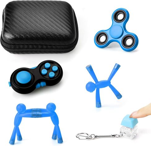 Fidget Toys Adults, Fidget Toys Kids, Easter Basket Stuffers Autism Toys Kids, Toddler Plane Activities, Classroom Prizes Elementary (Blue) in Saudi Arabia
