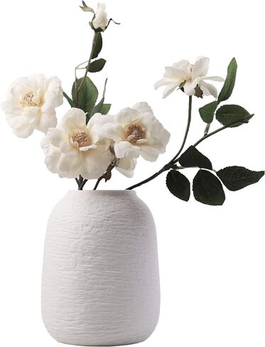 Grey Ceramic Vases, Textured Modern Vases, Home Decor Vases, Suitable for All Kinds of Places, Can Also Be Used As Gifts for Others, Independence Day and Other Festivals. (Grey Blue) in Saudi Arabia