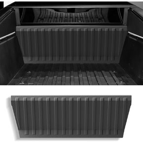 LUCKEASY Trunk Bed Cover for Tesla Cybertruck 2023 2024 TPE Rear Trunk Front Protector Pad Collision Prevention Anti Friction Mat 1pc Black