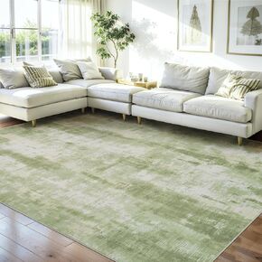 Area Rug Living Room Rugs: 3x5 Indoor Soft Fluffy Rug Abstract Carpet for Bedroom Kitchen Dining Room Floor Washable Plush Throw Small Accent Rug Home Office Nursery Decor - Beige