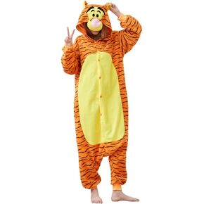 Adult Animal One-piece Pajamas Cosplay Animal Homewear Sleepwear Costume for Women Men