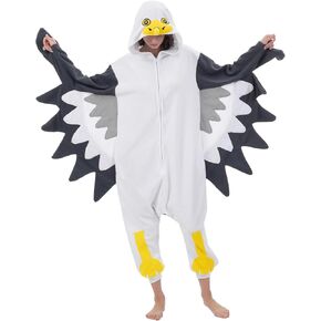 Adult Gorilla Onepiece Costume: Halloween Animal Cosplay Onesie Pajamas Party - Polar Fleece Sleepwear